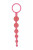 Розовая анальная цепочка DRAGONZ TALE ANAL - 20 см.
