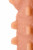 Насадка на фаллос с шипами и продолговатыми бугорками Extreme Sleeve 004 S-size - 12,7 см.
