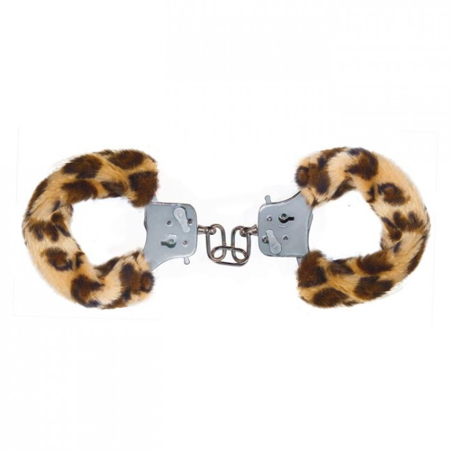 Наручники с леопардовым мехом Furry Fun Cuffs Leopard