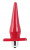 Красная водонепроницаемая вибровтулка Black&Red - 12,7 см.