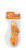 Оранжевый вибратор-реалистик JELLY JOY 7INCH 10 RHYTHMS ORANGE - 17,5 см.