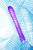 Фиолетовый двусторонний фаллоимитатор Frica - 23 см.