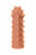 Насадка на фаллос с шипами и продолговатыми бугорками Extreme Sleeve 004 M-size - 14,7 см.