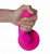 Ярко-розовый фаллоимитатор двойной плотности Hitsens 4 - 17,5 см.