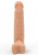 Фаллоимитатор телесного цвета на трусиках с плугом - 16,5 см.